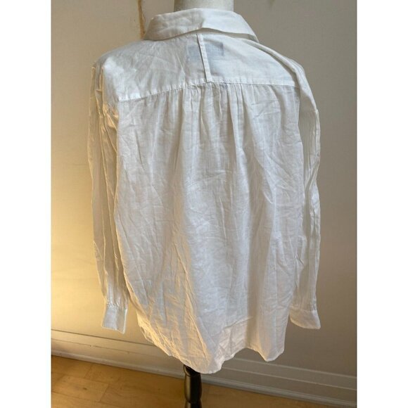 NILI Lotan BNWOT Womens Embroidered "Selene" Blouse Sz XSmall White - Picture 6 of 10